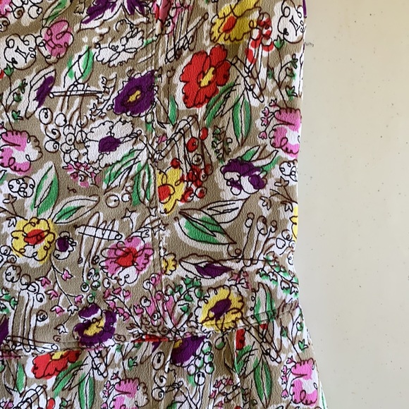 Strapless floral jumpsuit w/ pockets - Picture 4 of 10